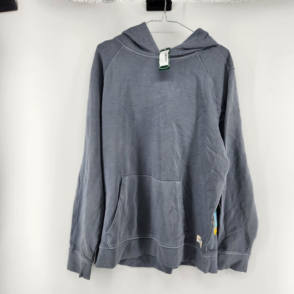 Fair Harbor Men's Medium Blue Vintage Washed Saltaire Hoodie NWT